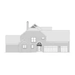 Country French House Plan Left Elevation - 141S-0007 | House Plans and More