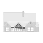 Country French House Plan Rear Elevation - 141S-0007 | House Plans and More