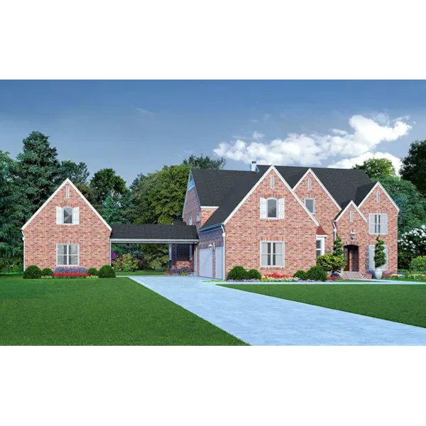 Country French House Plan Front of Home - Mount Pisgah Luxury Home 141S-0008 | House Plans and More