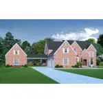 Country French House Plan Front of House 141S-0008