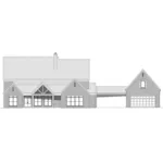 Country French House Plan Rear Elevation - Mount Pisgah Luxury Home 141S-0008 | House Plans and More