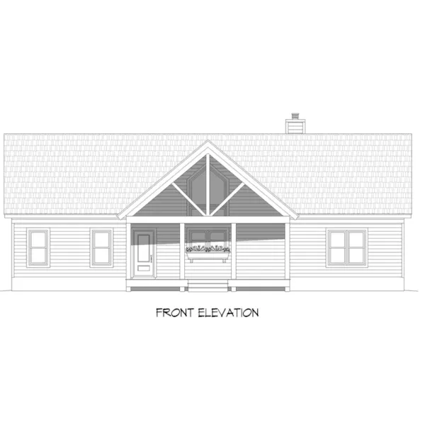 Lake House Plan Front Photo 01 - 141S-0015 | House Plans and More