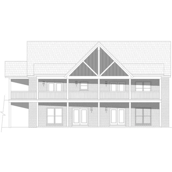 Country House Plan Front Photo 01 - Kaiser Island Waterfront Home 141S-0019 | House Plans and More