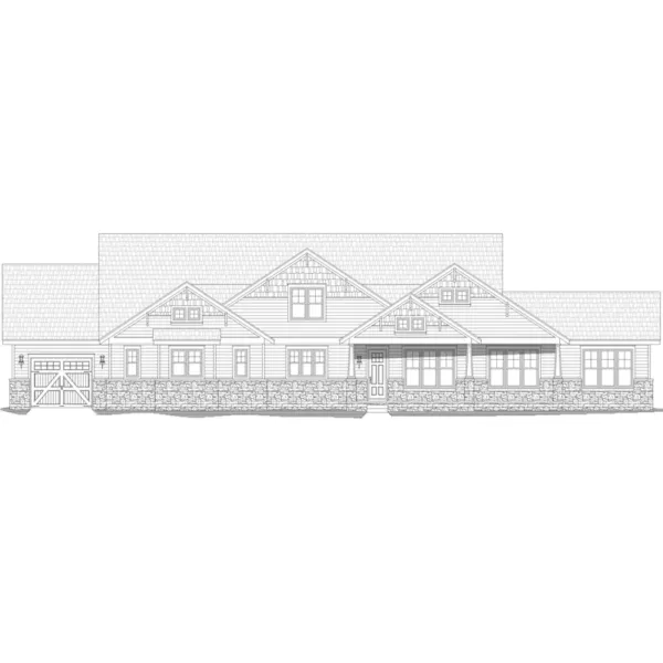 Craftsman House Plan Front Elevation - 141S-0020 | House Plans and More