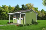 Ranch House Plan Front of House 142D-4500