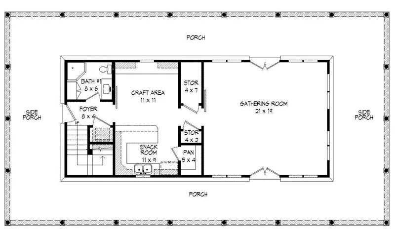 Country Project Plan First Floor 142D-6052