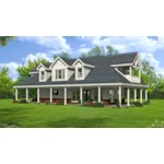 Country House Plan Front of Home -  142D-6052 | House Plans and More