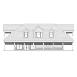 Country House Plan Rear Elevation -  142D-6052 | House Plans and More