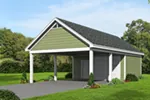Building Plans Front of Home -  142D-6053 | House Plans and More