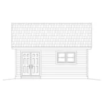 Building Plans Left Elevation - 142D-6110 | House Plans and More