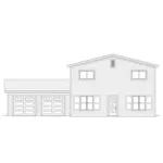 Building Plans Front of Home -  142D-6129 | House Plans and More