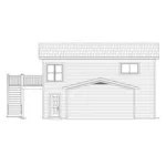 Building Plans Left Elevation -  142D-6129 | House Plans and More