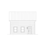 Building Plans Left Elevation -  142D-6157 | House Plans and More