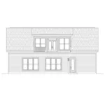 Building Plans Rear Elevation - 142D-6215 | House Plans and More