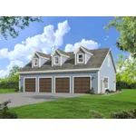 Building Plans Rear Photo 01 - 142D-6216 | House Plans and More