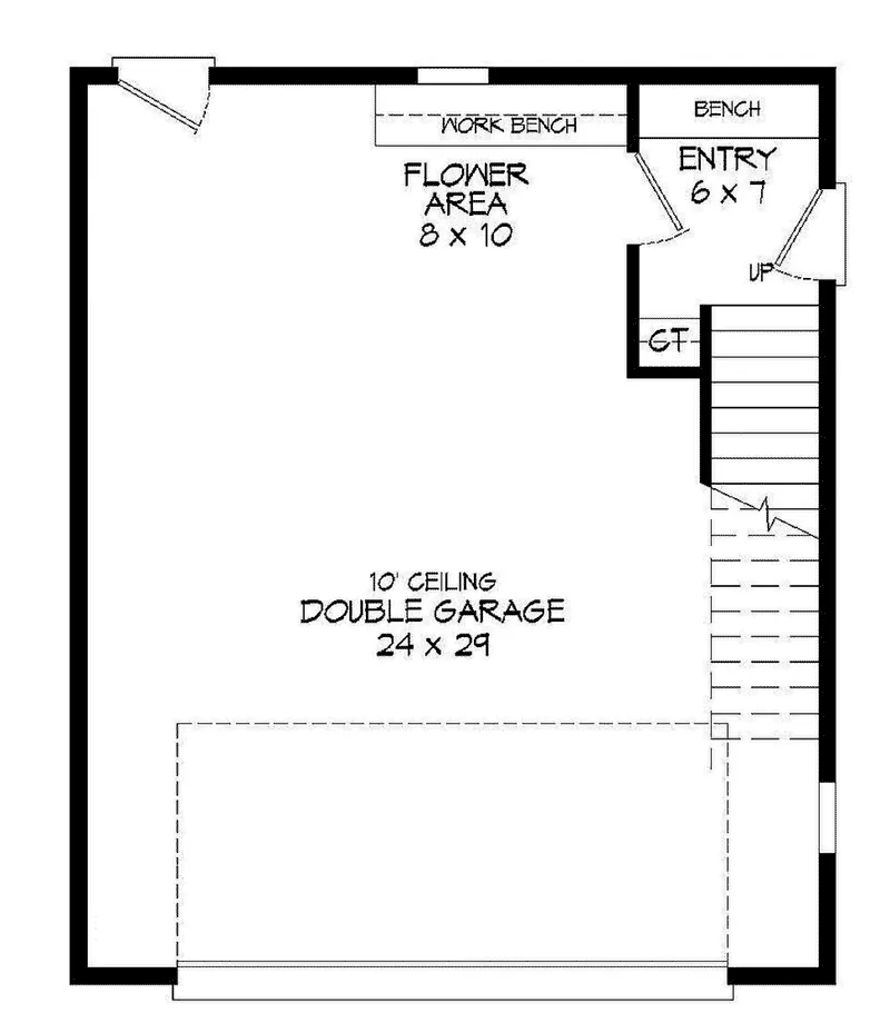 Contemporary Project Plan First Floor 142D-7500
