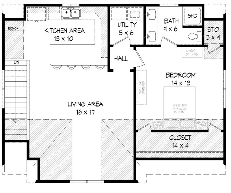 Country Project Plan Second Floor 142D-7502