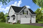 Traditional House Plan Front of Home -  142D-7502 | House Plans and More