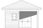 Building Plans Left Elevation -  142D-7505 | House Plans and More
