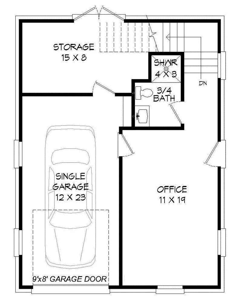 Traditional Project Plan First Floor 142D-7510