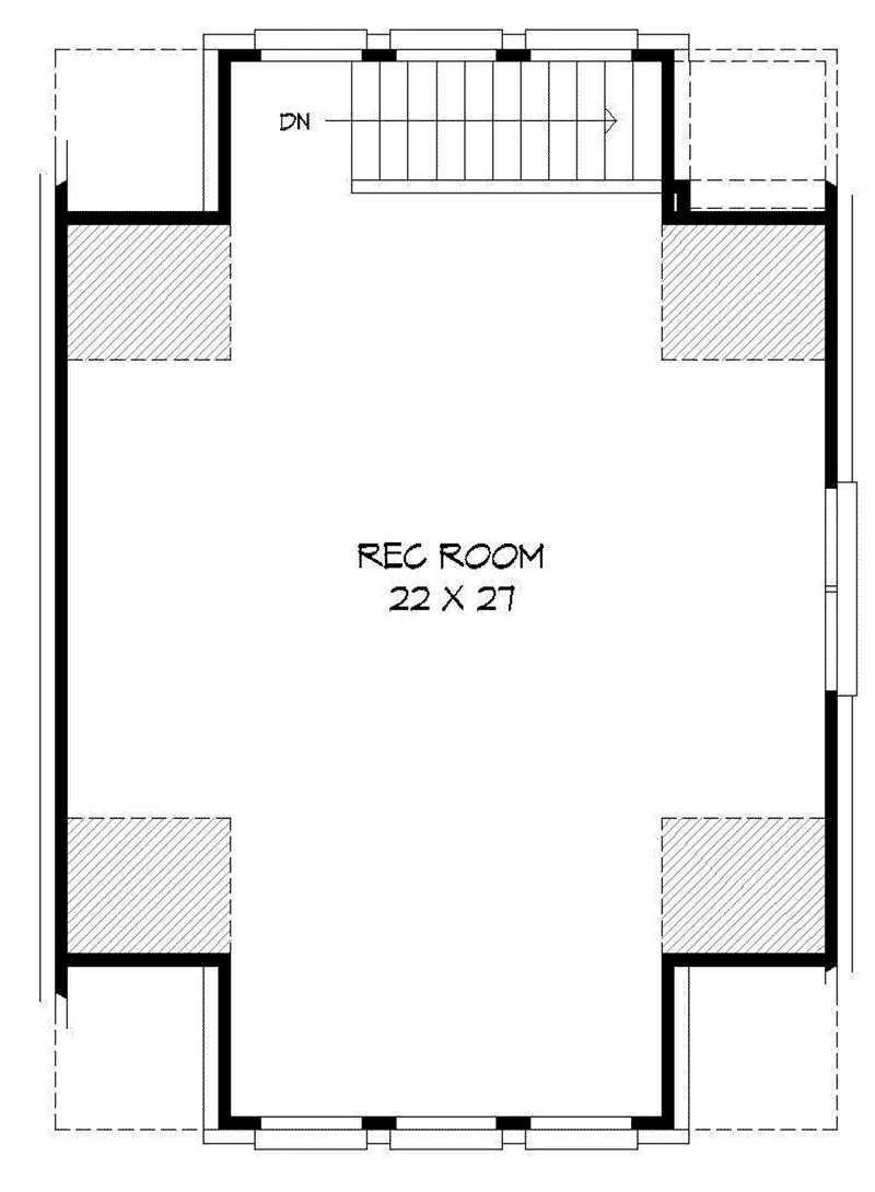 Traditional Project Plan Second Floor 142D-7510