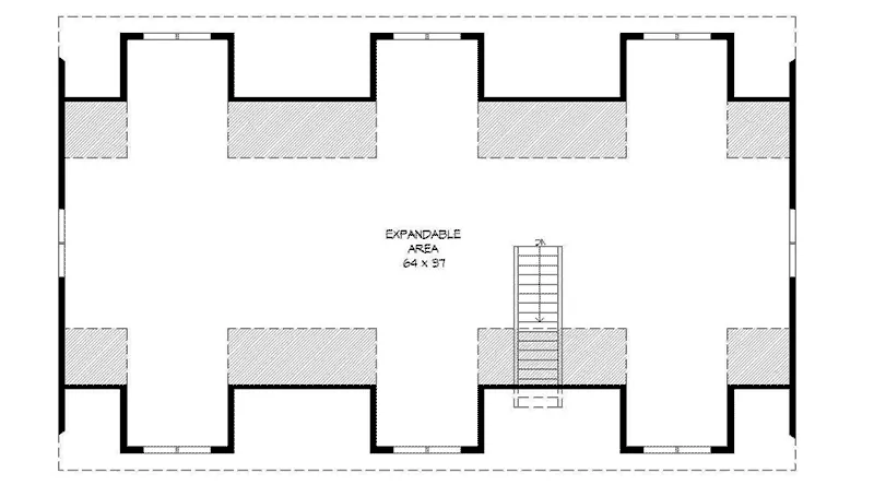 Traditional Project Plan Second Floor 142D-7515
