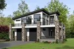 Building Plans Front of Home -  142D-7521 | House Plans and More