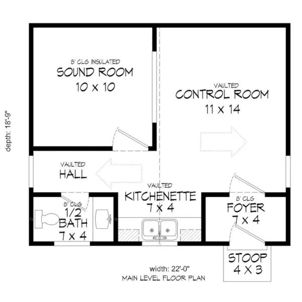 Ranch Project Plan First Floor 142D-7522