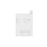 Building Plans Rear Elevation -  142D-7537 | House Plans and More