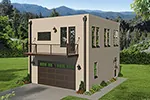 Contemporary House Plan Front of Home - 142D-7577 | House Plans and More