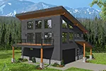 Lake House Plan Front Image - 142D-7581 | House Plans and More