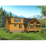 Cabin & Cottage House Plan Rear Photo 01 - 142D-7587 - Shop House Plans and More