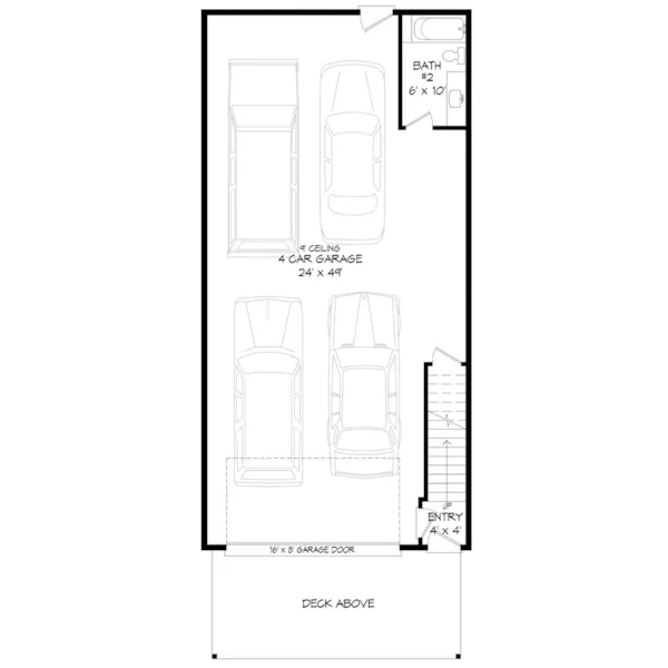 Modern House Plan First Floor - 142D-7616 - Shop House Plans and More