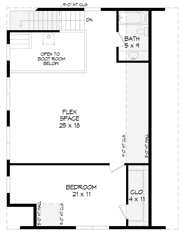 Building Plans Project Plan Second Floor 142D-7645