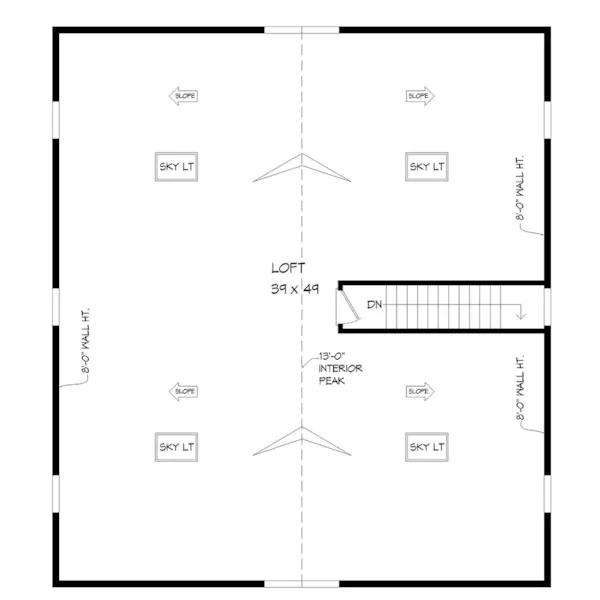 Building Plans Project Plan Second Floor 142D-7687