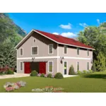 Building Plans Front of House 142D-7687