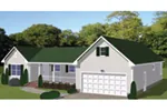 Traditional House Plan Front of Home - 143D-0002 - Shop House Plans and More