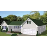 Traditional House Plan Front of House 143D-0002