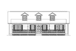 Traditional House Plan Front Elevation - Mobley Country Ranch Home 143D-0005 - Shop House Plans and More