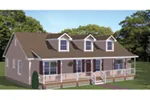 Country House Plan Front of Home - Mobley Country Ranch Home 143D-0005 - Shop House Plans and More