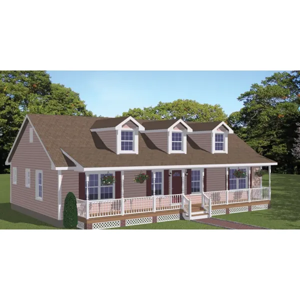 Country House Plan Front of Home - Mobley Country Ranch Home 143D-0005 - Shop House Plans and More