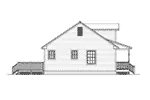 Country House Plan Left Elevation - Mobley Country Ranch Home 143D-0005 - Shop House Plans and More