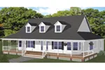 Southern House Plan Front of House 143D-0008