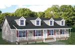 Traditional House Plan Front of House 143D-0010