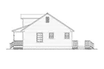 Ranch House Plan Right Elevation - Hominy Country Home 143D-0010 - Search House Plans and More