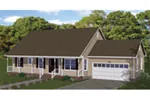 Country House Plan Front of Home - 143D-0012 - Shop House Plans and More
