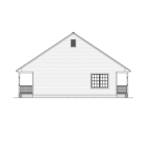 Traditional House Plan Left Elevation - 143D-0012 - Shop House Plans and More