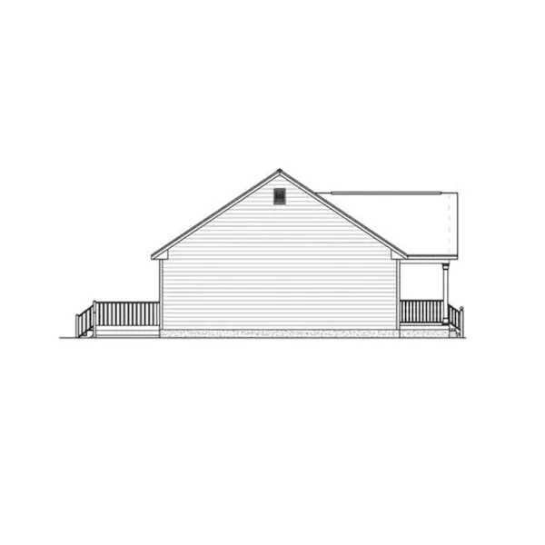 Country House Plan Left Elevation - Eastgrove Ranch Home 143D-0013 - Search House Plans and More