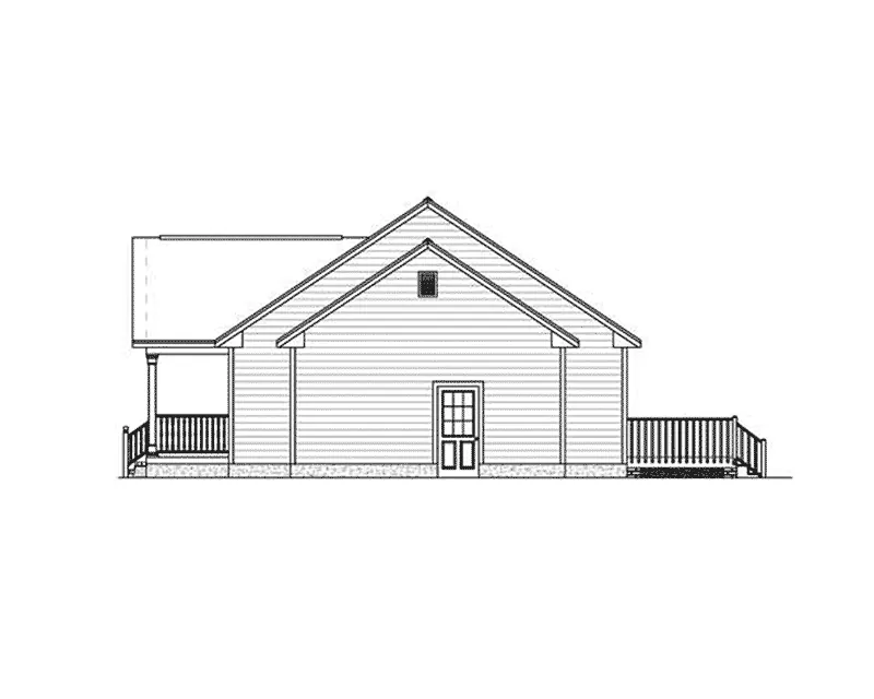 Country House Plan Right Elevation - Eastgrove Ranch Home 143D-0013 - Search House Plans and More