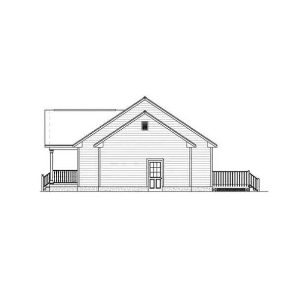 Country House Plan Right Elevation - Eastgrove Ranch Home 143D-0013 - Search House Plans and More